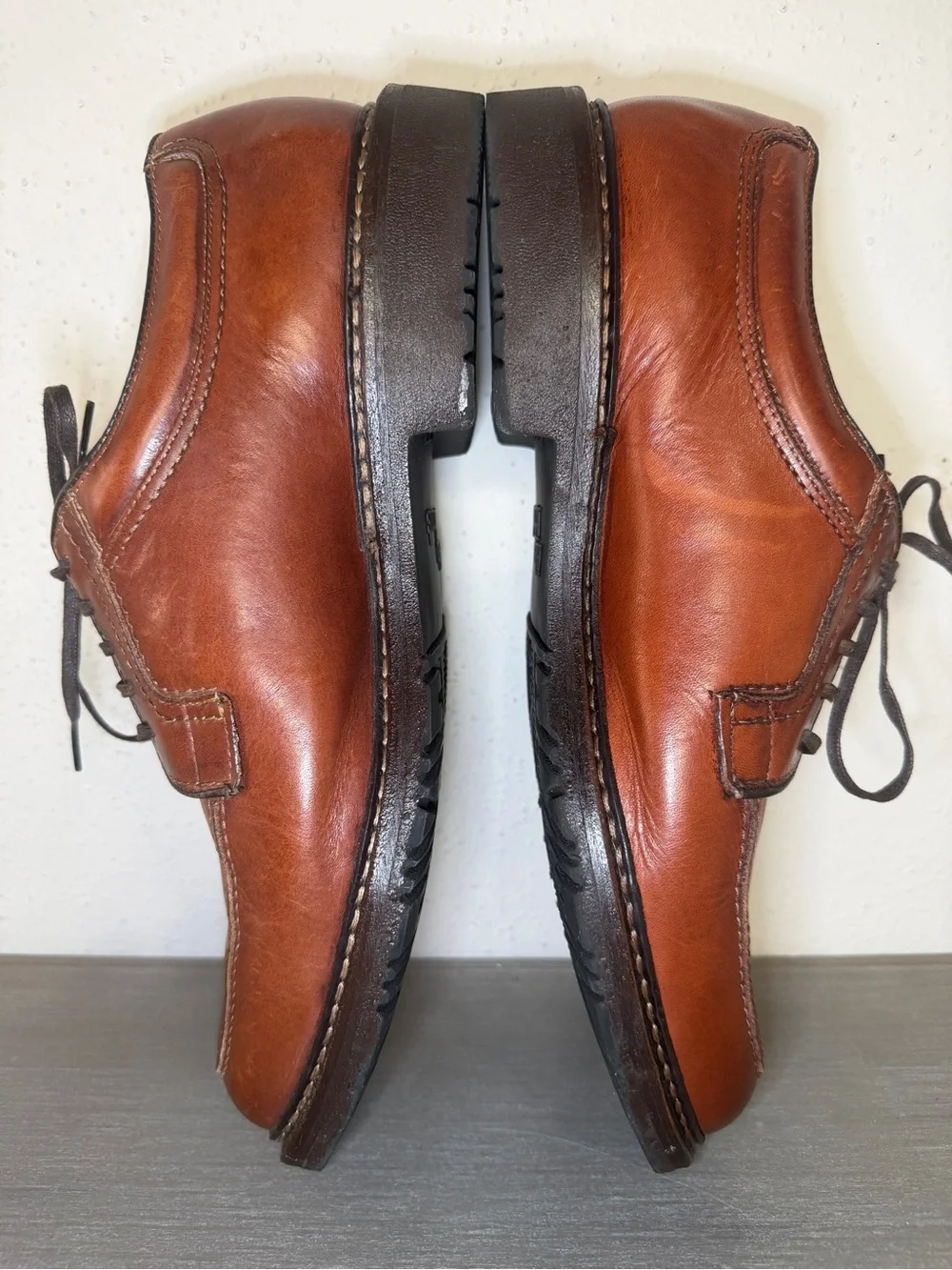 Allen Edmonds Wilbert Men’s Split Toe Derby Dark Chili Calfskin Size 10.5 3E